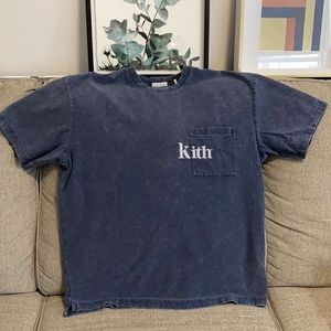 Kith Indigo Quinn Tee- Dark Indigo
